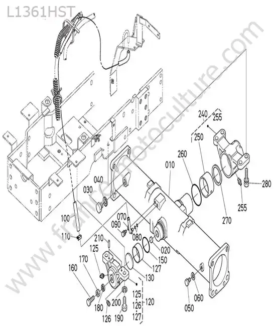 Essieu avant KUBOTA L1361