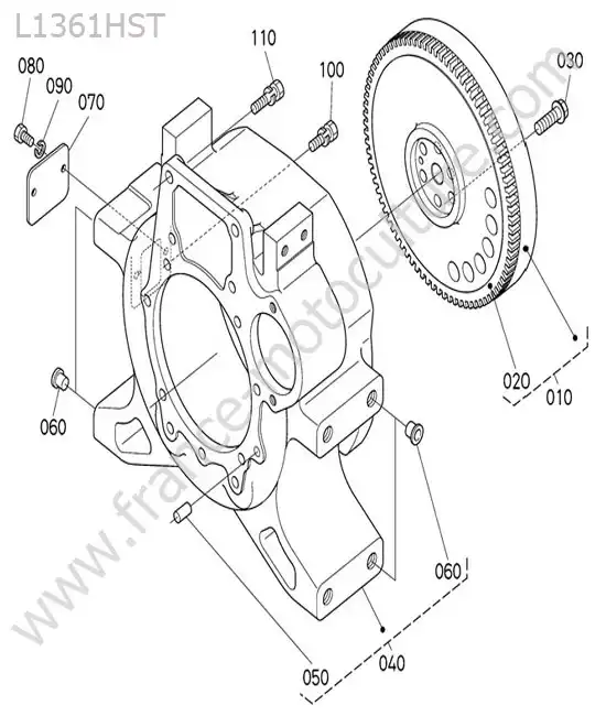 Volant moteur KUBOTA L1361