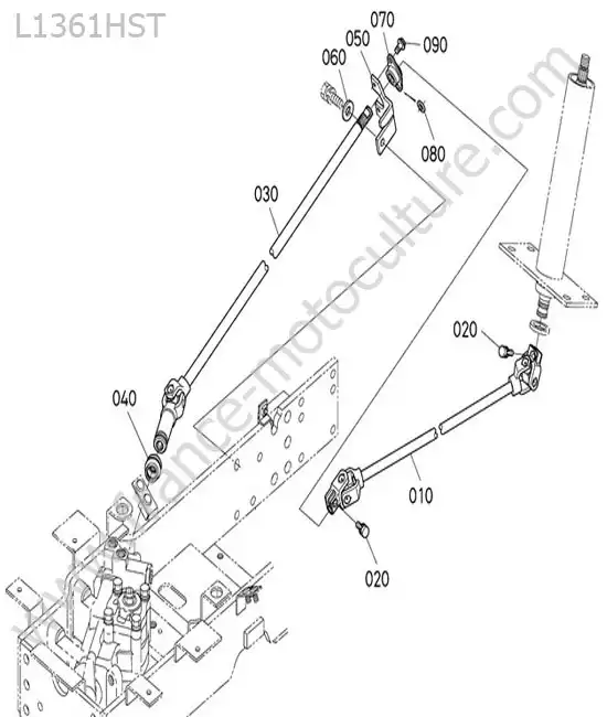 Cardan direction KUBOTA L1361