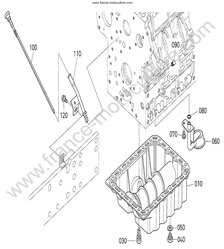 Carter huile KUBOTA L3200