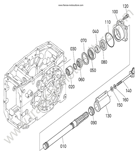 Prise force KUBOTA L3200