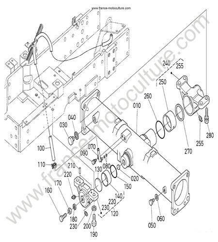 Pont AV KUBOTA L3200