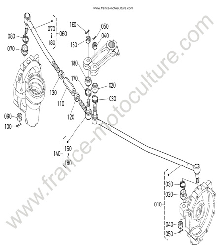 Timonerie direction KUBOTA L3200