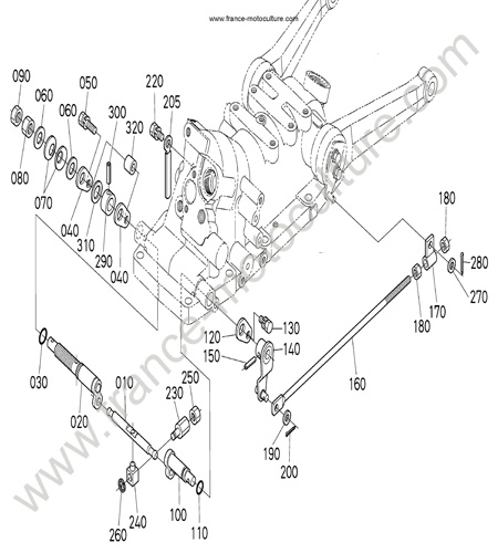 Renvoi KUBOTA L3200