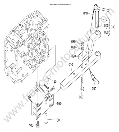 Attelage KUBOTA L3200