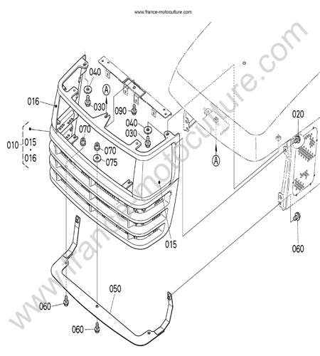 Calandre KUBOTA L3200