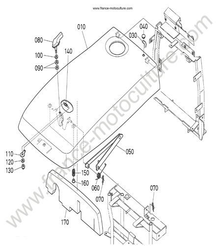 Capot KUBOTA L3200