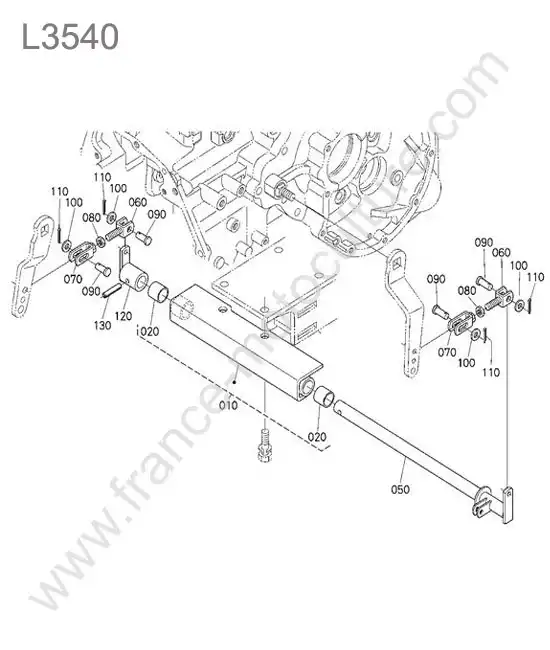 Commande frein main KUBOTA L3540