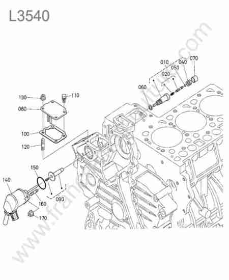 KUBOTA - L3540 : Arret moteur