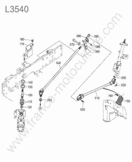 KUBOTA - L3540 : Cardan direction