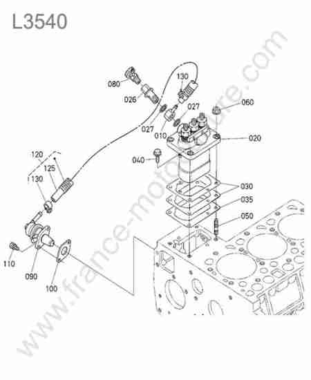 KUBOTA - L3540 : Pompe injection