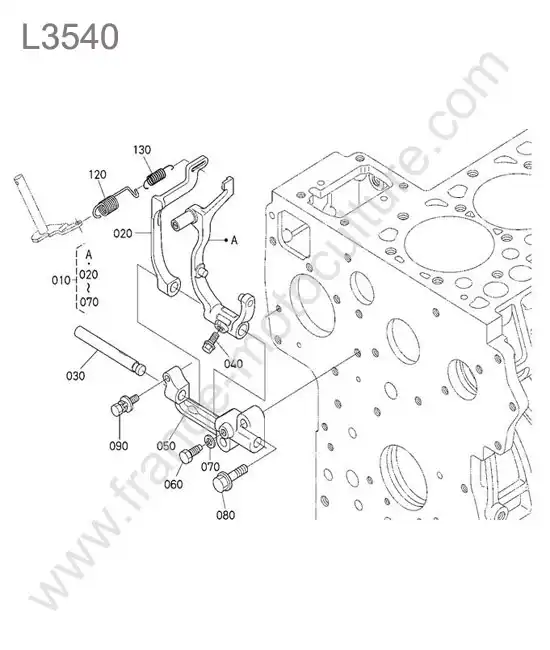 Regulateur regime KUBOTA L3540