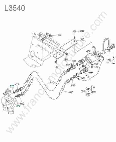 KUBOTA - L3540 : Prise auxiliaire