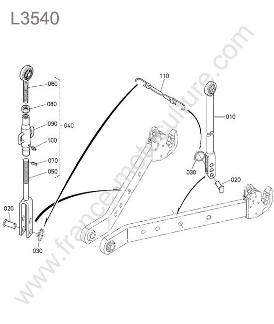 Chandelle KUBOTA L3540