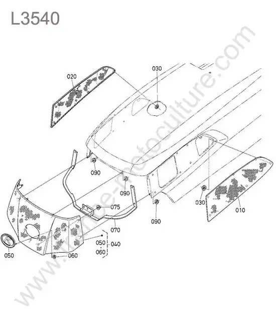 Calandre KUBOTA L3540