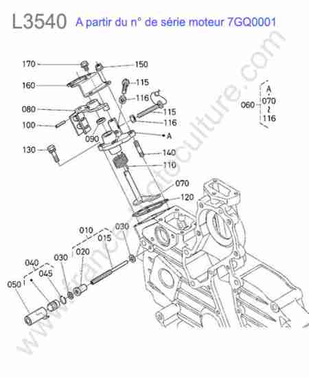 KUBOTA - L3540 : Limiteur regime > 7gq0001 