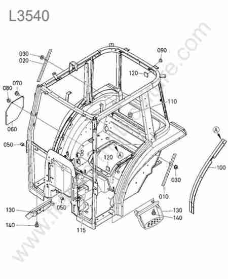 KUBOTA - L3540 : Chassis cabine