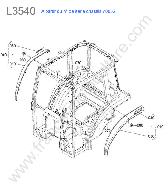 Ailes superieures > 70032 KUBOTA L3540