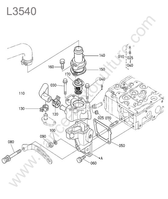 Thermostat KUBOTA L3540