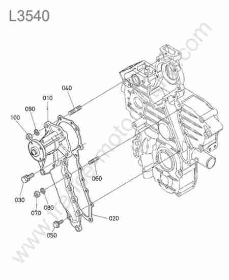 KUBOTA - L3540 : Pompe eau