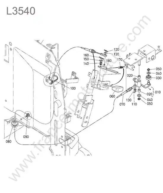 Accelerateur automatique KUBOTA L3540