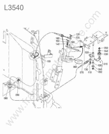 KUBOTA - L3540 : Accelerateur automatique