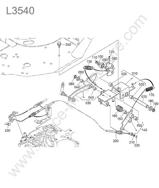 Came automanette KUBOTA L3540