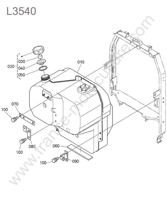 Reservoir KUBOTA L3540