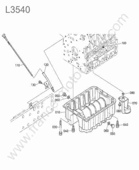 KUBOTA - L3540 : Carter huile