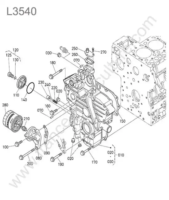Carter distribution KUBOTA L3540