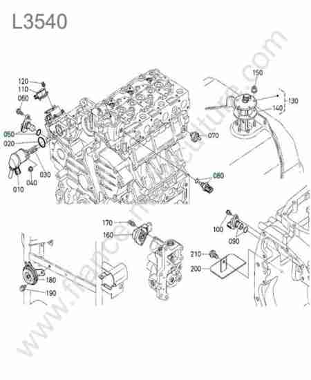 KUBOTA - L3540 : Contacteurs moteur