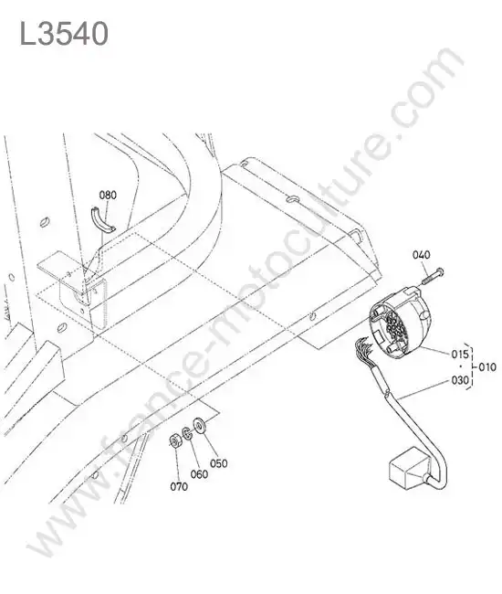Prise remorque KUBOTA L3540