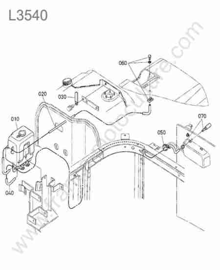 KUBOTA - L3540 : Lave glace