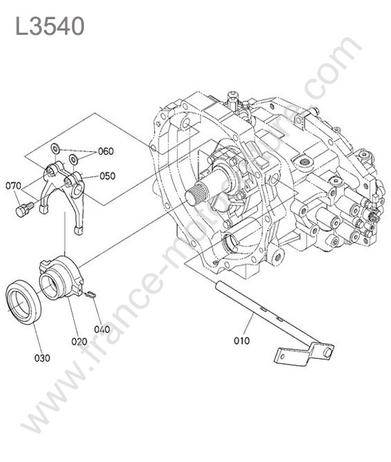 Butee embrayage KUBOTA L3540