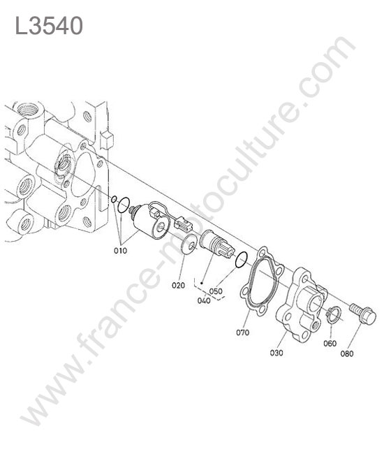 Solenoide hst KUBOTA L3540