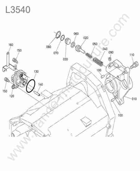 KUBOTA - L3540 : Soupape embrayage