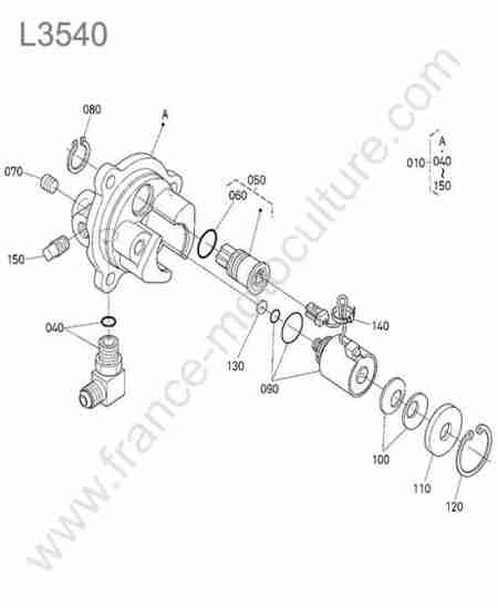 KUBOTA - L3540 : Soupape prise force