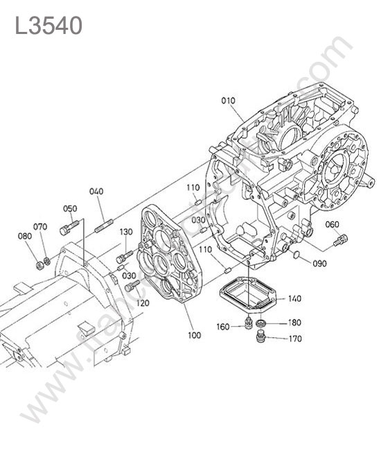 Carter transmission KUBOTA L3540