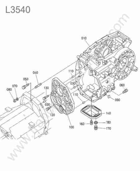 KUBOTA - L3540 : Carter transmission