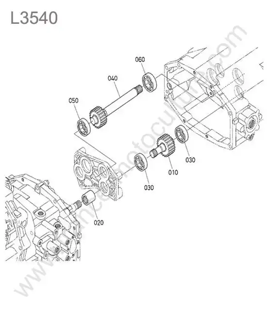 Arbre renvoi KUBOTA L3540