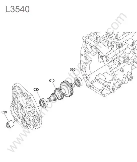 Arbre sortie KUBOTA L3540
