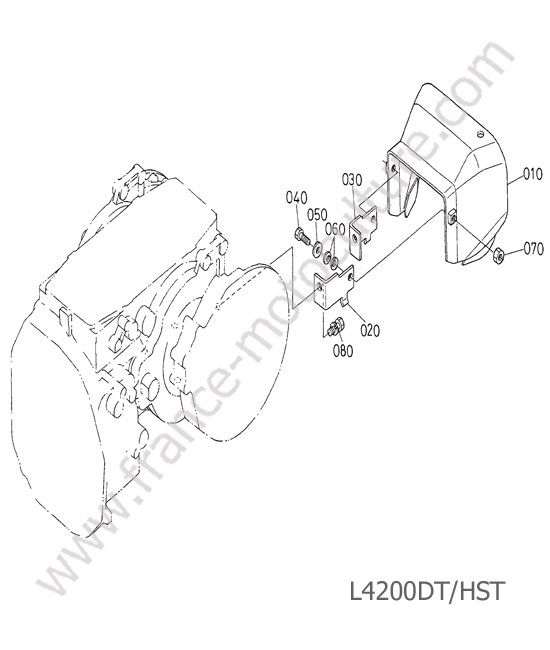 Protection prise de force KUBOTA L4200