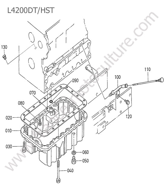 Carter huile KUBOTA L4200