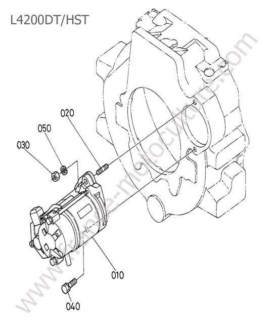 Demarreur KUBOTA L4200