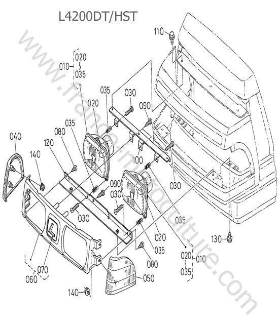 Phare KUBOTA L4200
