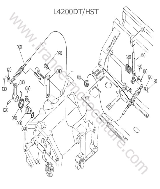Cable prise force KUBOTA L4200