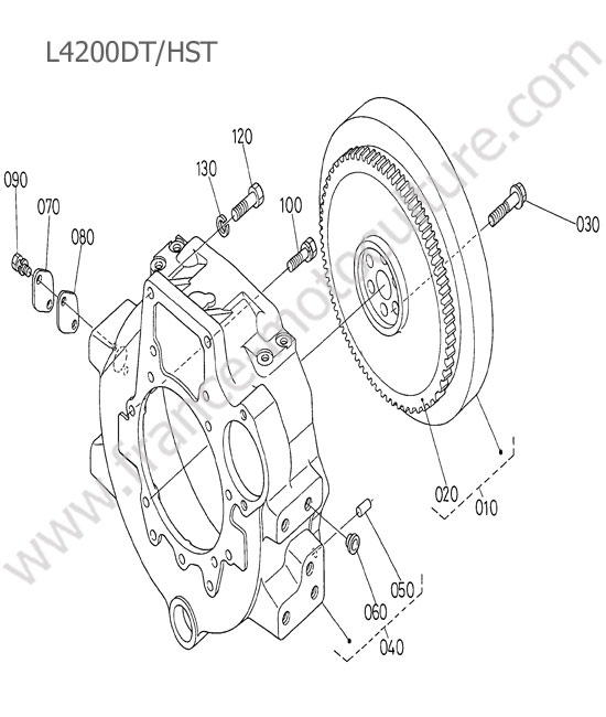 Volant moteur KUBOTA L4200