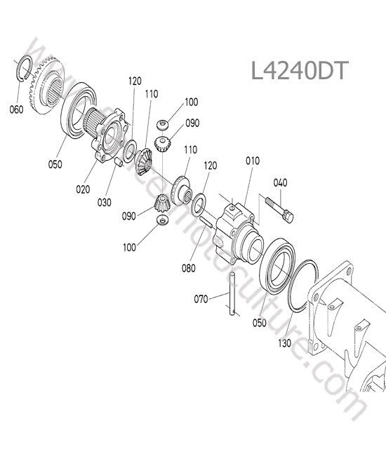Differentiel avant KUBOTA L4240
