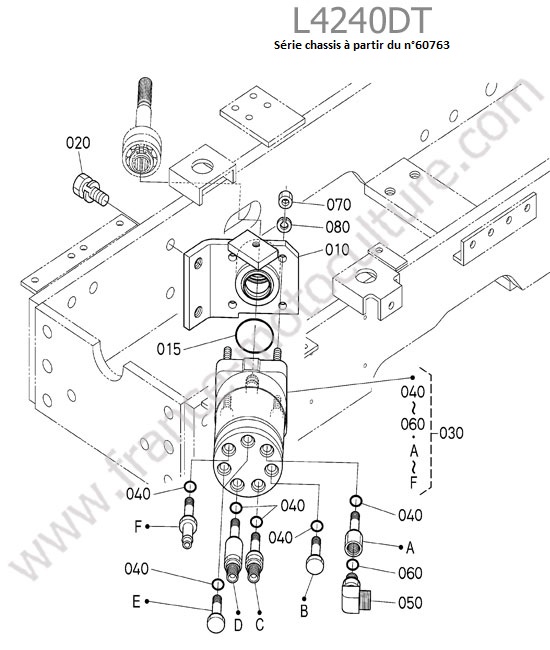 Servo direction (60773) KUBOTA L4240