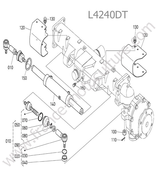 Rotules direction KUBOTA L4240